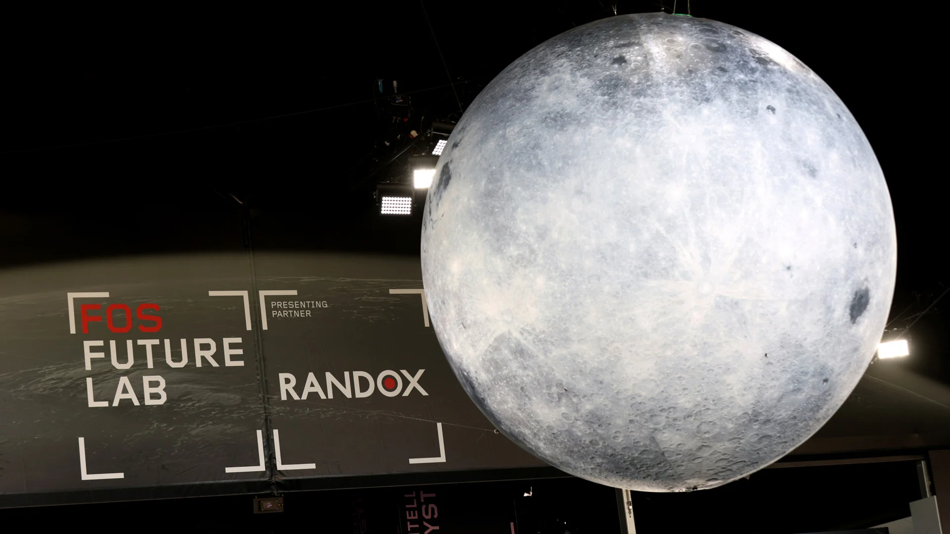 Moon installation at the Festival of Speed Future Lab